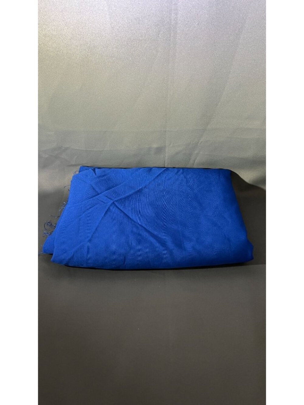 2+ Yards Blue Ribbed Textile Fabric